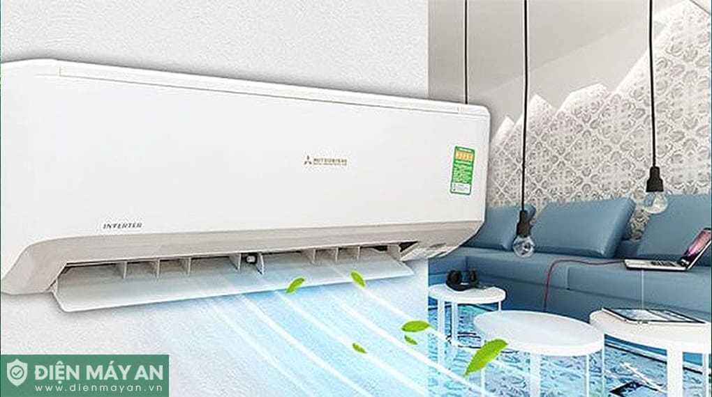 Điều hòa Mitsubishi Heavy Inverter 9000 BTU 2 chiều SRK25ZSPS-W5